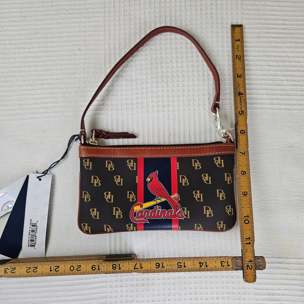 NEW Dooney & Burke x MLB St Louis Cardinals Stadium Signature Wristlet Purse NWT - Picture 8 of 8